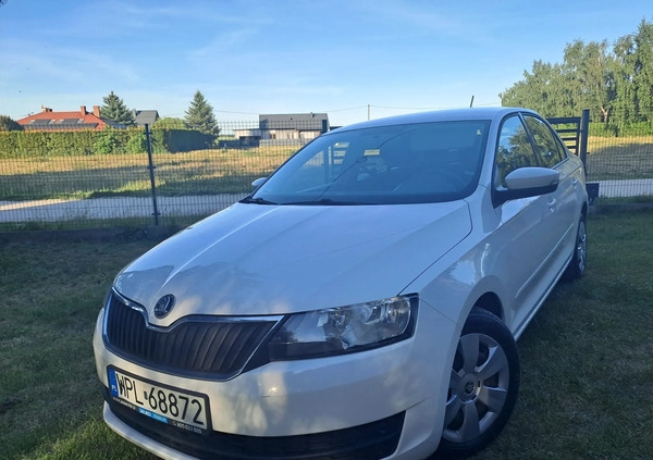 Skoda RAPID cena 29000 przebieg: 127300, rok produkcji 2016 z Pruchnik małe 29